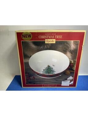Spode Tartan Serving Bowl NWT